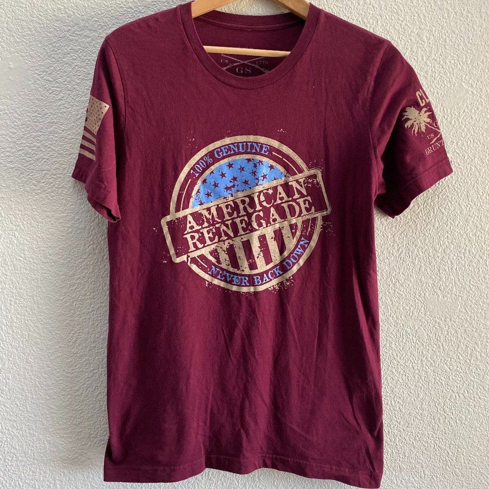 Grunt Style 100% Genuine American Renegade Short Sleeve T-Shirt Medium